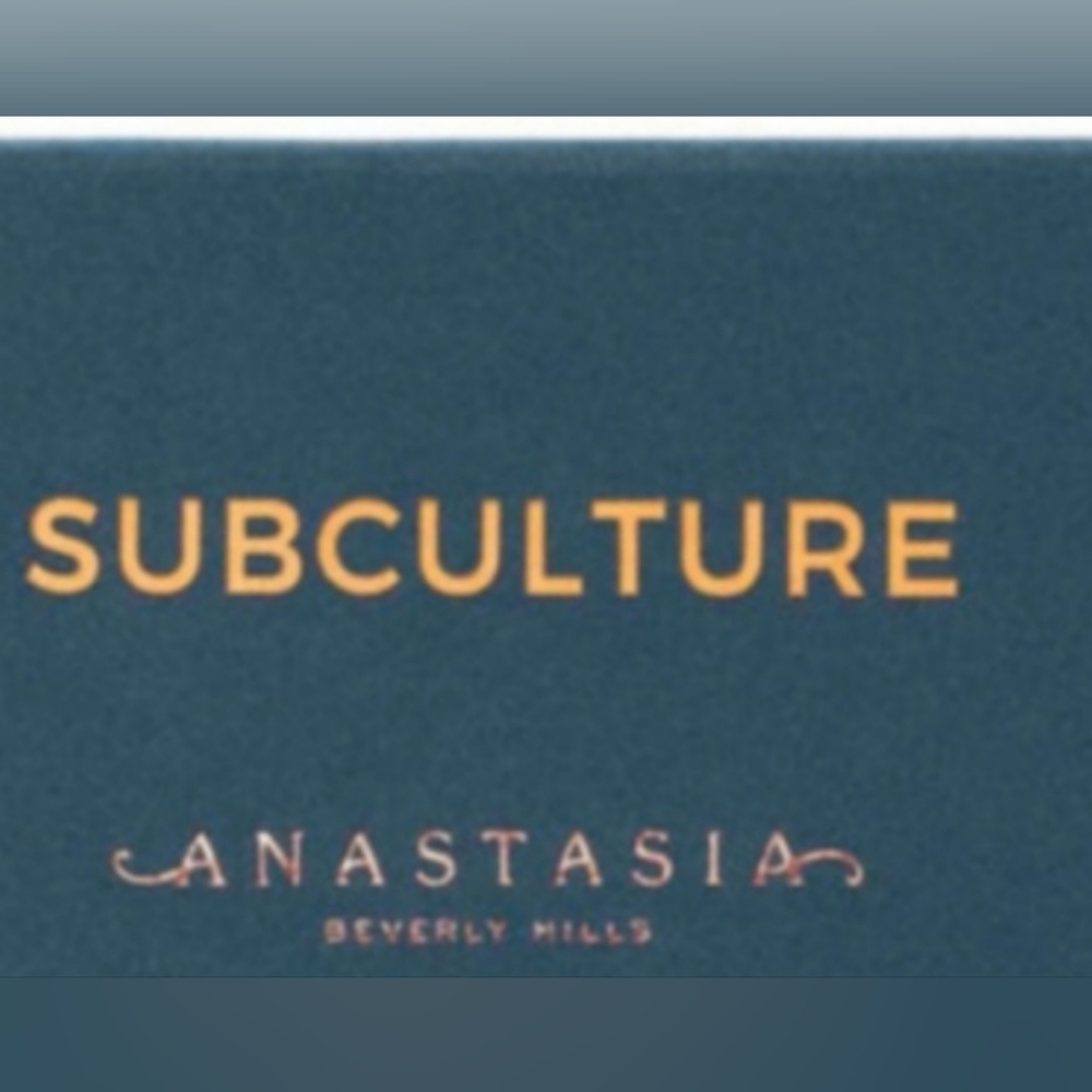 Anastasia subculture eye shadow palette.